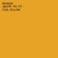 #E6A325 - Fuel Yellow Color Image